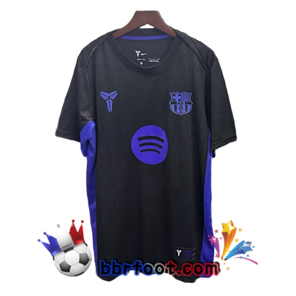 Maillot Foot FC Barcelone Kobe Bryant Édition Spéciale Noir 2025/2026 Maillot Foot FC Barcelone Kobe Bryant Édition Spéciale Noir 2025/2026