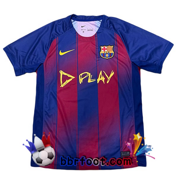 Maillot Foot FC Barcelone Domicile PLAY Bleu Rouge 2025/2026 Maillot Foot FC Barcelone Domicile PLAY Bleu Rouge 2025/2026