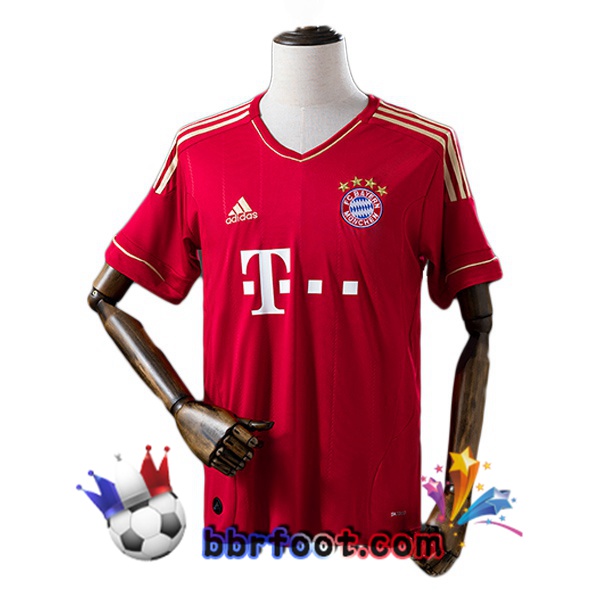 Maillot Foot Bayern Munich Retro Domicile Rouge 2012-2013 Maillot Foot Bayern Munich Retro Domicile Rouge 2012-2013