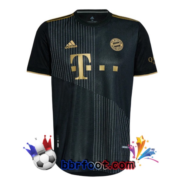 Maillot Foot Bayern Munich Retro Exterieur Noir 2021-2022 Maillot Foot Bayern Munich Retro Exterieur Noir 2021-2022