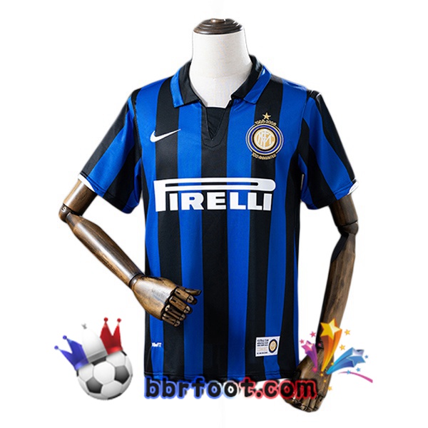 Maillot Foot Inter Milan Retro Domicile Bleu 2007-2008