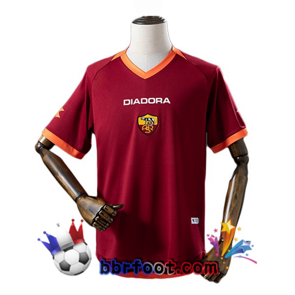 Maillot Foot AS Roma Retro Domicile Rouge 2006-2007