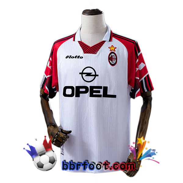 Maillot Foot AC Milan Retro Exterieur Édition Spéciale Blanc 1989-1990 Maillot Foot AC Milan Retro Exterieur Édition Spéciale Blanc 1989-1990