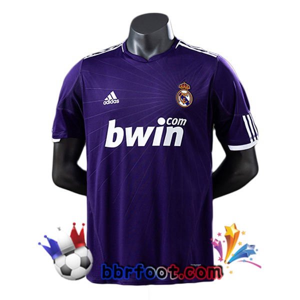 Maillot Foot Real Madrid Retro Third Pourpre 2010-2011