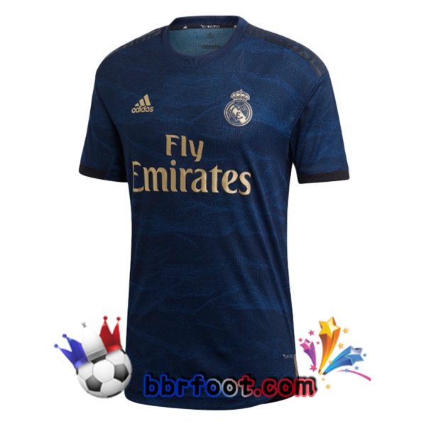 Maillot Foot Real Madrid Retro Exterieur Bleu Royal 2019-2020