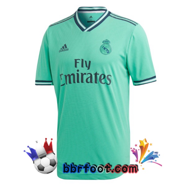 Maillot Foot Real Madrid Retro Third Vert 2019-2020