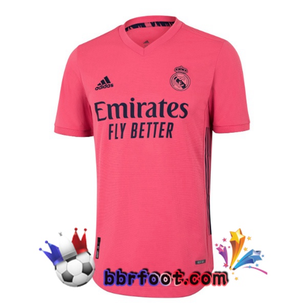 Maillot Foot Real Madrid Retro Exterieur Rose 2020-2021 Maillot Foot Real Madrid Retro Exterieur Rose 2020-2021