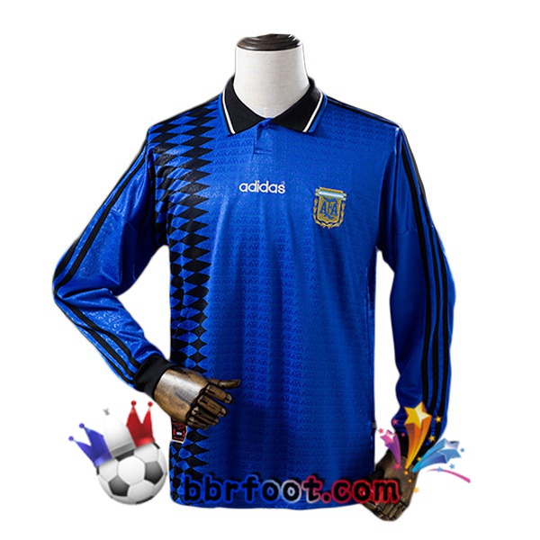 Maillot Foot Argentine Retro Exterieur Bleu 1994 Maillot Foot Argentine Retro Exterieur Bleu 1994