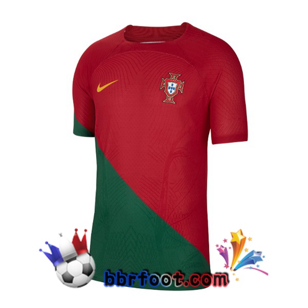 Maillot Foot Portugal Retro Domicile Rouge 2022