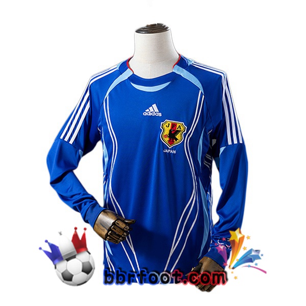 Maillot Foot Japon Retro Domicile Manche Longue Bleu 2006 Maillot Foot Japon Retro Domicile Manche Longue Bleu 2006