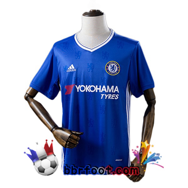 Maillot Foot FC Chelsea Retro Domicile Bleu 2016-2017