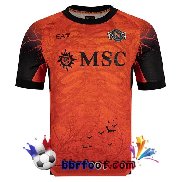 Maillot Foot SSC Naples Halloween Orange 2025/2026