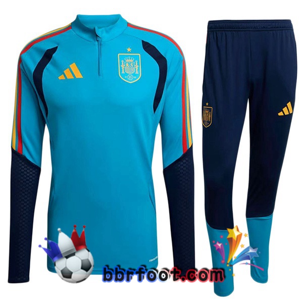 Survetement Foot Espagne Bleu 2025/2026