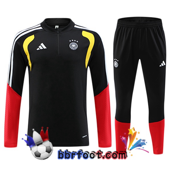 Survetement Foot Allemagne Noir 2025/2026 Survetement Foot Allemagne Noir 2025/2026