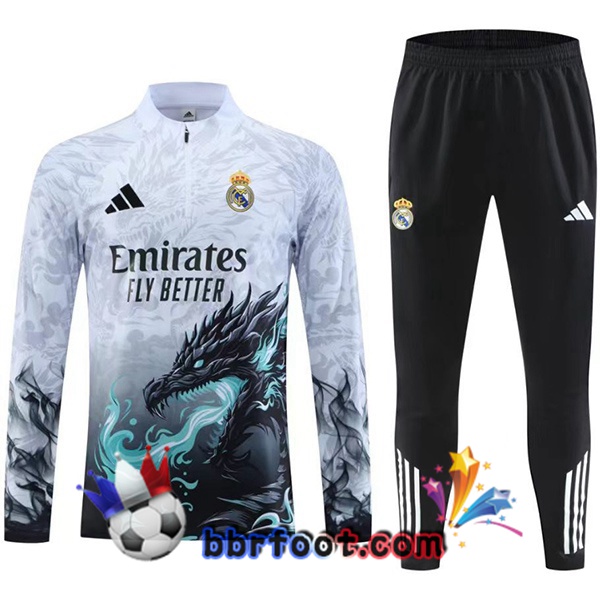 Survetement Foot Real Madrid Blanc 2025/2026