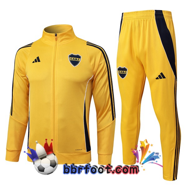 Survetement Foot - Veste Boca Juniors Jaune 2025/2026