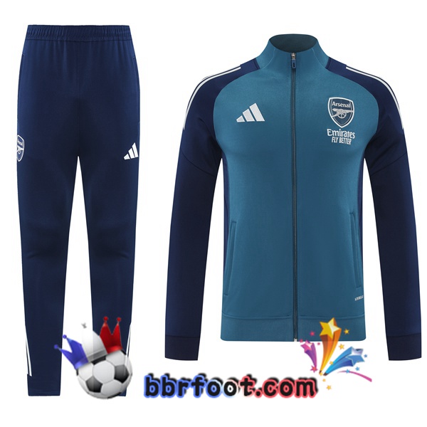 Survetement Foot - Veste Arsenal Bleu 2025/2026 Survetement Foot - Veste Arsenal Bleu 2025/2026