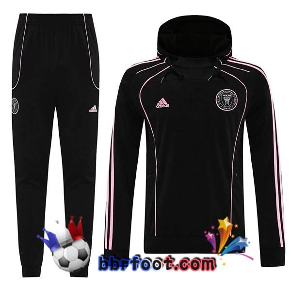 Survetement Foot - Sweat A Capuche Inter Miami CF Noir 2025/2026