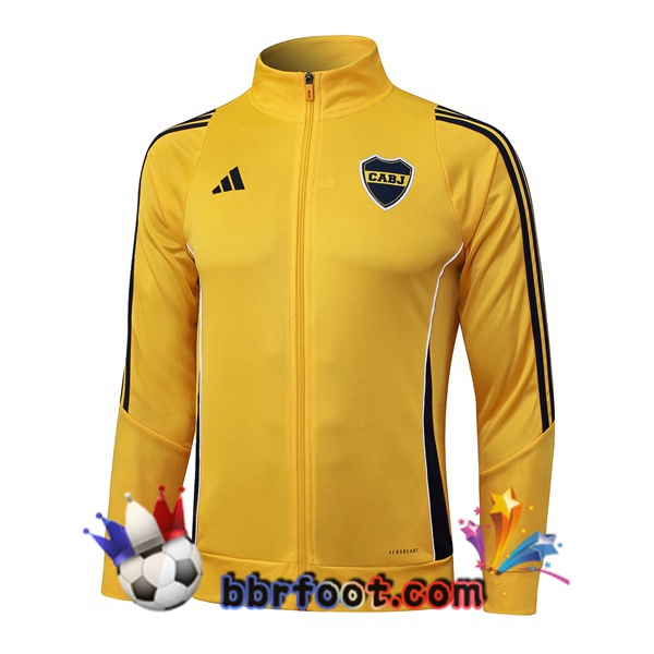 Veste Foot Boca Juniors Jaune 2025/2026 Veste Foot Boca Juniors Jaune 2025/2026
