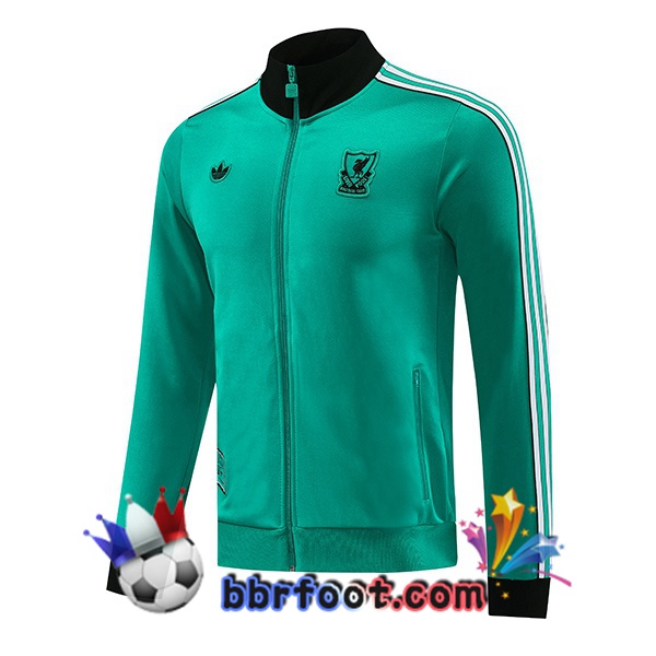 Veste Foot FC Liverpool Vert 2025/2026 Veste Foot FC Liverpool Vert 2025/2026