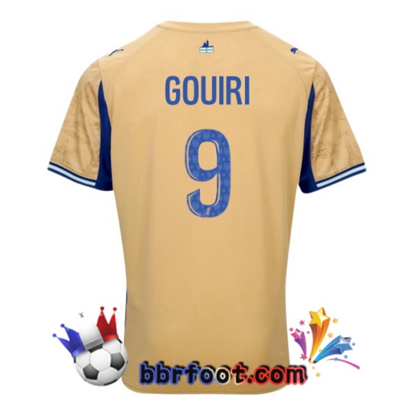 Maillot Foot Marseille OM (GOUIRI 9) Quatrieme Jaune 2025/2026 Maillot Foot Marseille OM (GOUIRI 9) Quatrieme Jaune 2025/2026