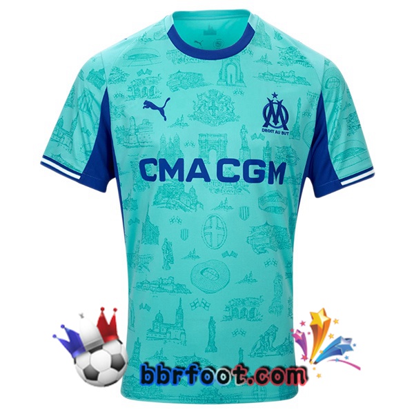 Maillot Foot Marseille OM Gardien de but Vert 2025/2026