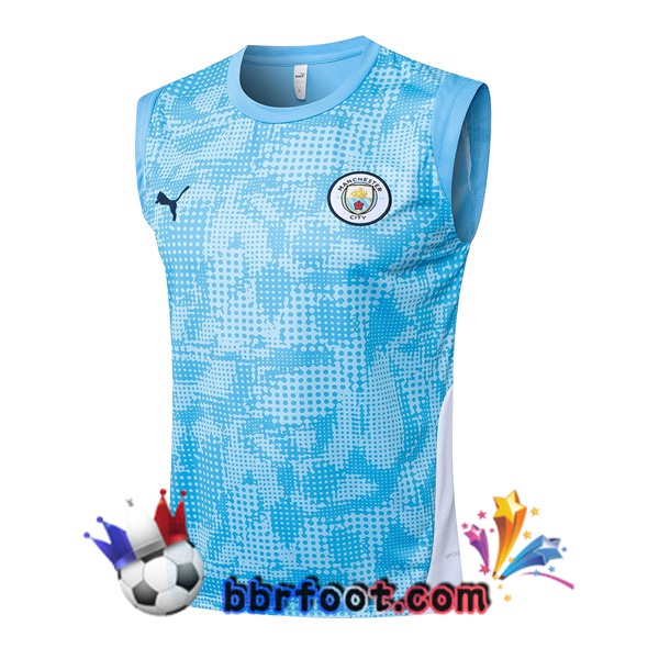 Gilet Foot Manchester City Bleu 2025/2026 Gilet Foot Manchester City Bleu 2025/2026