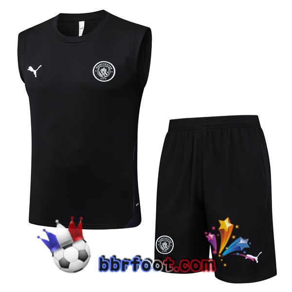 Gilet Foot Manchester City + Shorts Noir 2025/2026