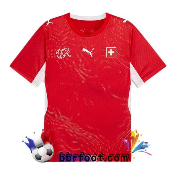 Maillots Equipe De Suisse Domicile Rouge 2026/2027 Maillots Equipe De Suisse Domicile Rouge 2026/2027