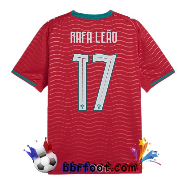 Maillots Equipe De Portugal (Rafa Leão 17) Domicile Rouge 2026/2027
