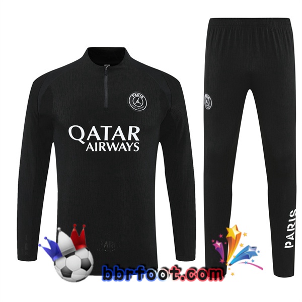 Survetement Foot Paris PSG Noir 2025/2026 Survetement Foot Paris PSG Noir 2025/2026