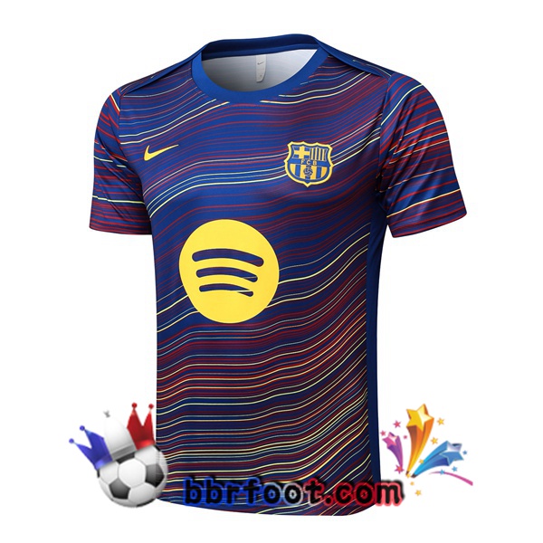 Training T-Shirts FC Barcelone Bleu Royal 2025/2026 Training T-Shirts FC Barcelone Bleu Royal 2025/2026