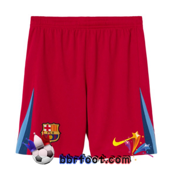 Short Foot FC Barcelone Quatrieme Rouge 2025/2026 Short Foot FC Barcelone Quatrieme Rouge 2025/2026