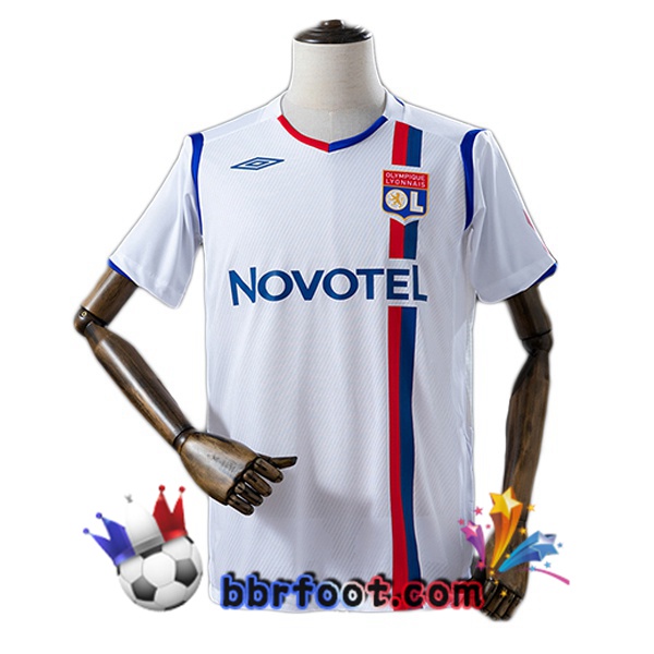 Maillot Foot Lyon OL Retro Domicile Blanc 2009-2009 Maillot Foot Lyon OL Retro Domicile Blanc 2009-2009