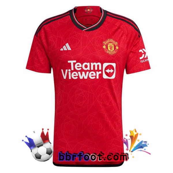 Maillot Foot Manchester United Retro Domicile Rouge 2023-2024 Maillot Foot Manchester United Retro Domicile Rouge 2023-2024