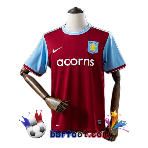 Maillot Foot Aston Villa Retro Domicile Marron 2009-2010 Maillot Foot Aston Villa Retro Domicile Marron 2009-2010