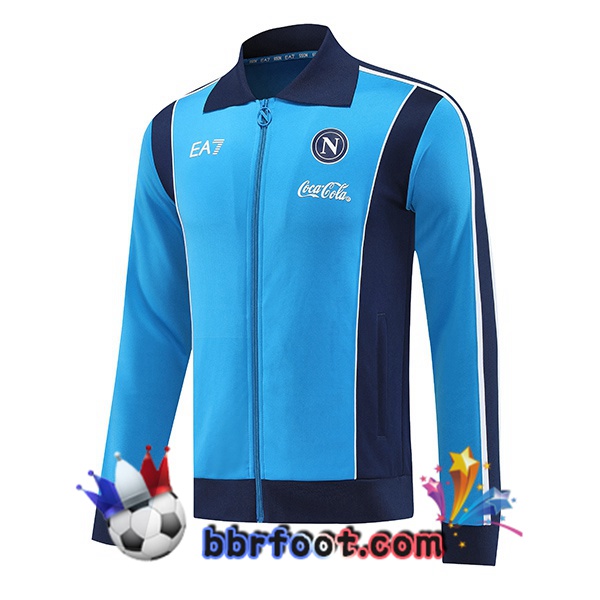 Veste Foot SSC Naples Bleu 2025/2026