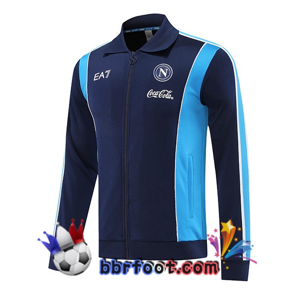 Veste Foot SSC Naples Bleu Royal 2025/2026