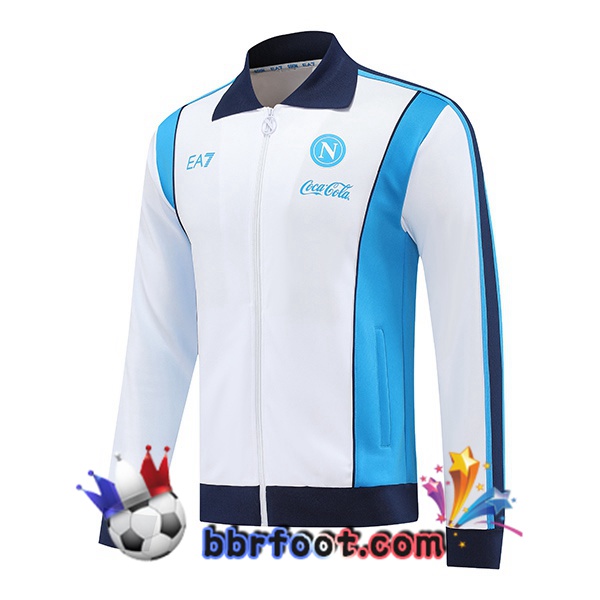 Veste Foot SSC Naples Blanc 2025/2026