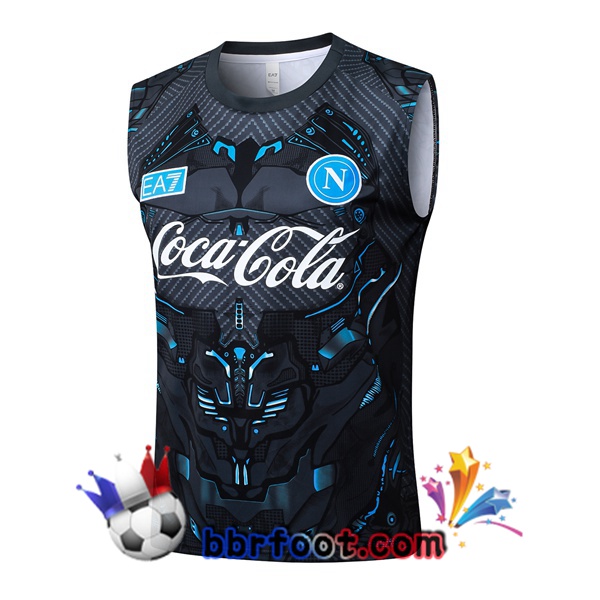 Gilet Foot SSC Naples Noir 2025/2026 Gilet Foot SSC Naples Noir 2025/2026