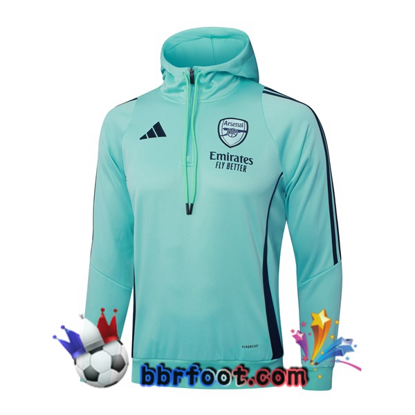 Sweat A Capuche Arsenal Vert 2025/2026