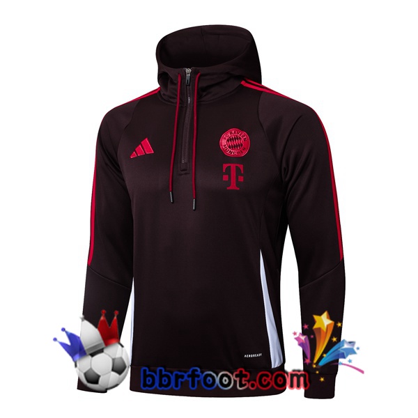 Sweat A Capuche Bayern Munich Rouge 2025/2026