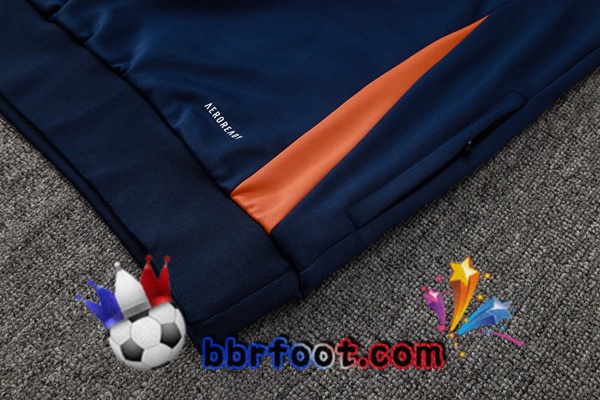 Survetement Foot - Sweat A Capuche Manchester United Bleu Royal 2025/2026