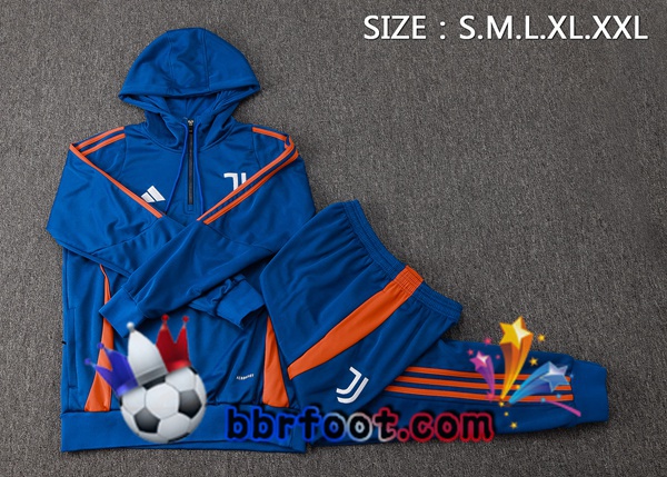 Survetement Foot - Sweat A Capuche Juventus Bleu 2025/2026