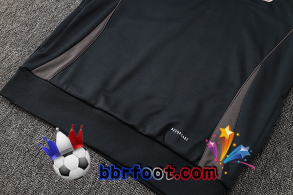 Survetement Foot - Sweat A Capuche Real Madrid Noir Rose 2025/2026
