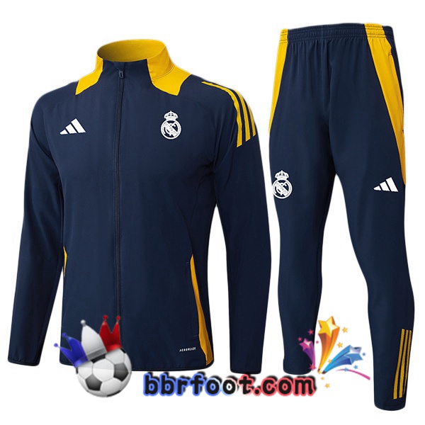 Survetement Foot - Veste Real Madrid Bleu Royal 2025/2026