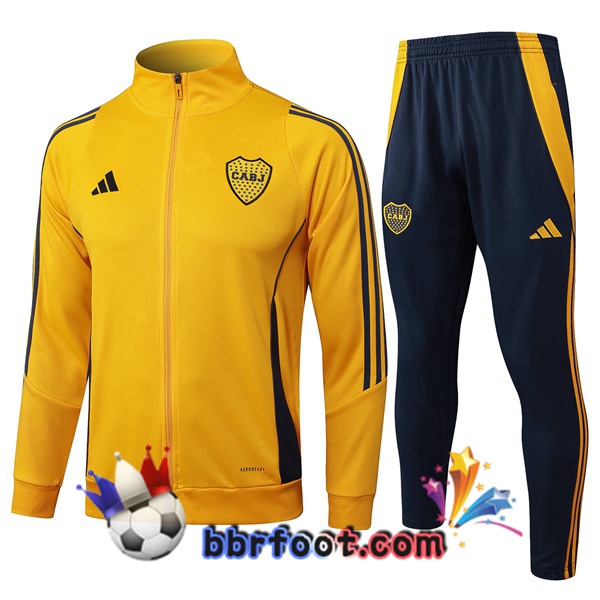 Survetement Foot - Veste Boca Juniors Jaune 2025/2026