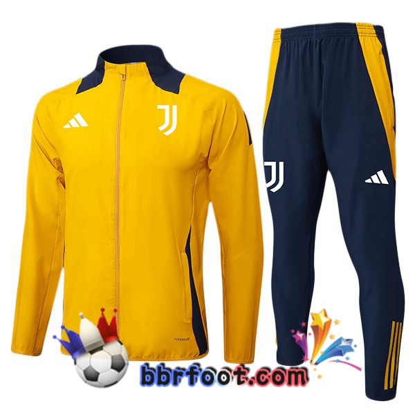 Survetement Foot - Veste Juventus Jaune 2025/2026