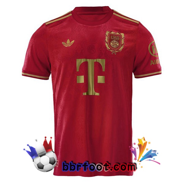 Maillot Foot Bayern Munich Édition 125e Anniversaire Rouge 2025/2026