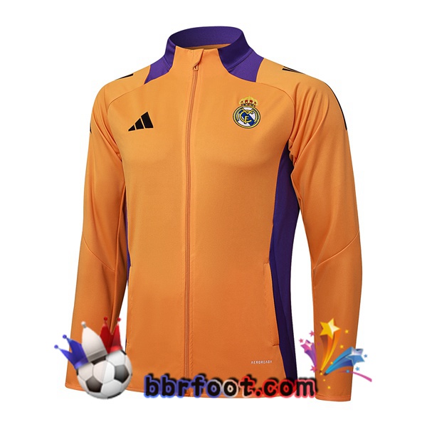 Veste Foot Real Madrid Orange 2025/2026